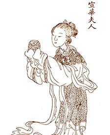 宣华夫人为什么能侍奉隋朝两代皇帝？隋炀帝对她做了什么？